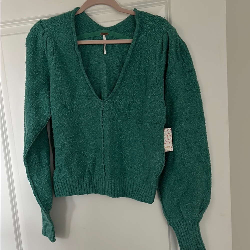 Free People Emerald Aura Women's Sweater
